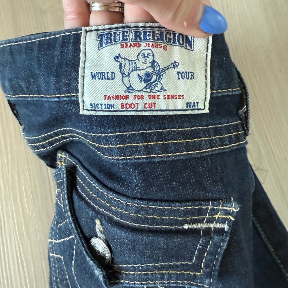 True Religion Women's Boot Cut Jeans - Indigo - Picture 3 of 5